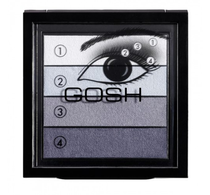 Промо-набор для макияжа Gosh Smokey Eyes 004
